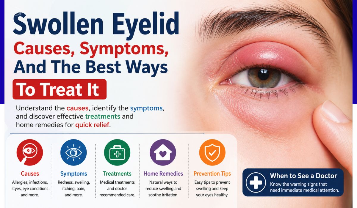 swollen eyelid