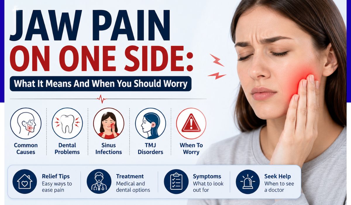 jaw pain on one side