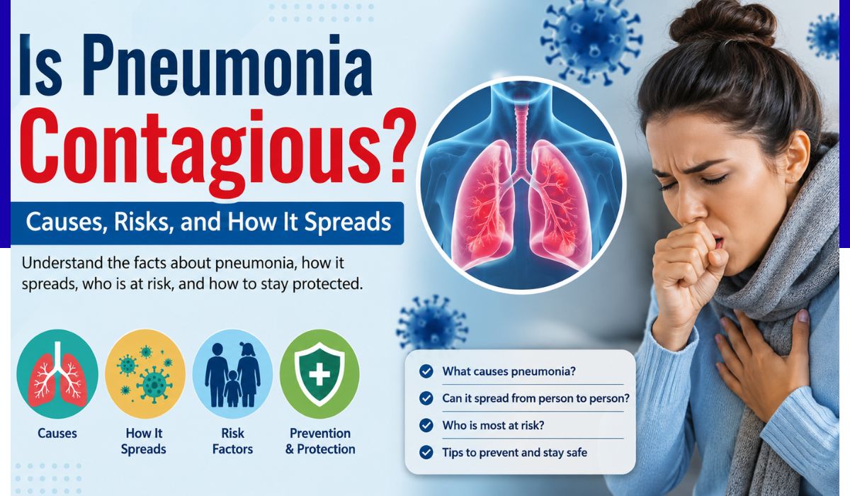 is pneumonia contagious